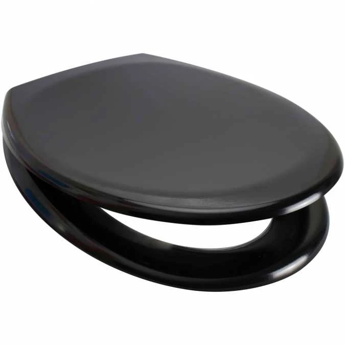 Rainbow Soft Closing Toilet Seat In Black - 84490 - Euroshowers 3 Rainbow Soft Closing Toilet Seat In Black - 84490 - Euroshowers