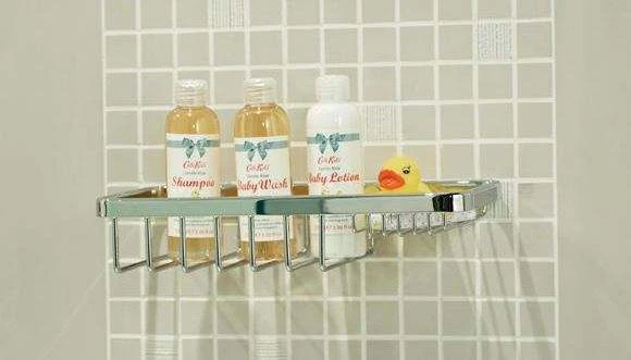 Roman Chrome Stepped Shower Caddy - Bottle & Soap Holder - RSB03 6 Roman Chrome Stepped Shower Caddy - Bottle & Soap Holder - RSB03 - Image 4