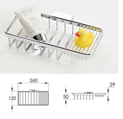 Roman Chrome Stepped Shower Caddy - Bottle & Soap Holder - RSB03 5 Roman Chrome Stepped Shower Caddy - Bottle & Soap Holder - RSB03 - Image 3