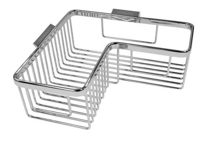 Roman L Shaped Corner Chrome Shower Basket - RSB04 3 Roman L Shaped Corner Chrome Shower Basket - RSB04