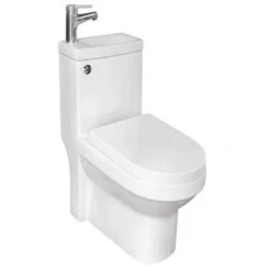 Arley Integrated 2 In 1 Toilet Basin & Tap - 23701P2-J