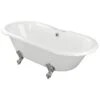 Runner Traditional 1690mm Roll Top Bath Chrome Feet -Burlington Bath Shop runner 1