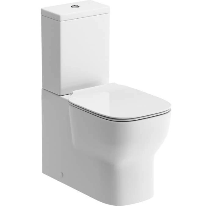 Saxony Closed Coupled Fully Shrouded Toilet & Soft Close Seat 3 Saxony Closed Coupled Fully Shrouded Toilet & Soft Close Seat