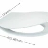 Selkirk Slimline Soft Close Toilet Seat - Quick Release - Highlife Bathrooms -Burlington Bath Shop selkirk 1