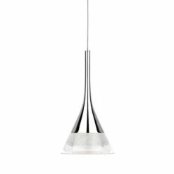 Sensio Zirconia Crystal Cone Bathroom LED Pendant Light -Burlington Bath Shop sensio zirconia 3