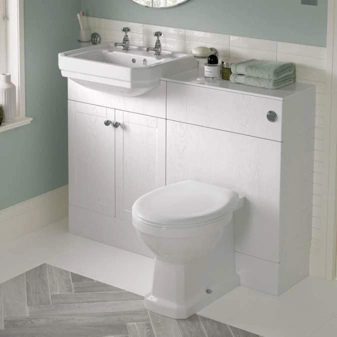 Shetland 550x450mm 2TH Semi Recessed Basin 4 Shetland 550x450mm 2TH Semi Recessed Basin - Image 2