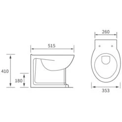 Termond Back To Wall Toilet & Soft Close Seat -Burlington Bath Shop termond btw tech