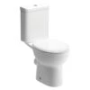 Termond Closed Coupled Open Back Toilet & Soft Close Seat 2 Termond Closed Coupled Open Back Toilet & Soft Close Seat -Burlington Bath Shop termond cc open back
