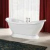 Charlotte Edwards Trafalgar 1700 X 720mm Freestanding Bath -Burlington Bath Shop trafalgar gloss white