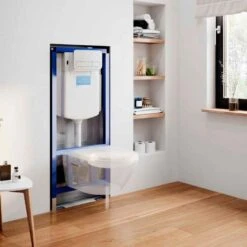 Villeroy & Boch Viconnect Wall Mounted WC Frame 1120mm -Burlington Bath Shop viconnect lifestyle