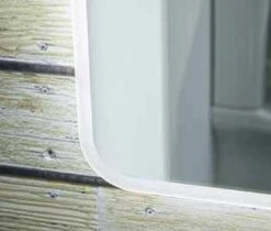 Scudo Vivid LED Bathroom Mirror With Demister - 500 X 700mm -Burlington Bath Shop vivd led