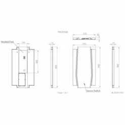 HIB Maxim LED Bathroom Mirror 900 X 500mm -Burlington Bath Shop wMaxim 50 Sizes