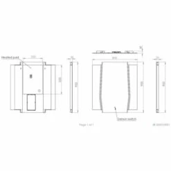HIB Maxim LED Bathroom Mirror 900 X 800mm -Burlington Bath Shop wMaxim 80 Sizes
