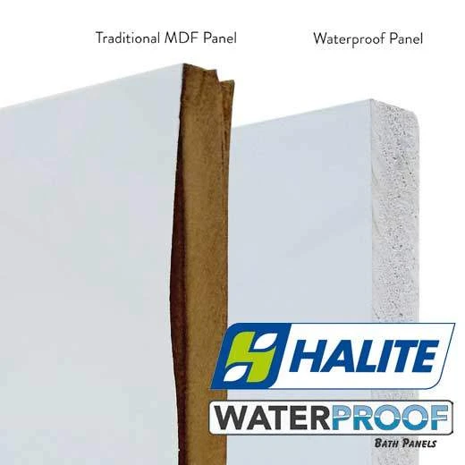 HaLite Gloss White 1800mm Bath Panel - Waterproof & Solid 4 HaLite Gloss White 1800mm Bath Panel - Waterproof & Solid - Image 2