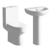 Whistle 4 Piece Toilet & Basin Set -Burlington Bath Shop whistle 4 piece