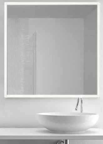 The White Space Frame LED Bathroom Mirror - 70 X 70cm 3 The White Space Frame LED Bathroom Mirror - 70 X 70cm
