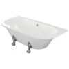 York Traditional 1700mm Back To Wall Freestanding Bath -Burlington Bath Shop york 1