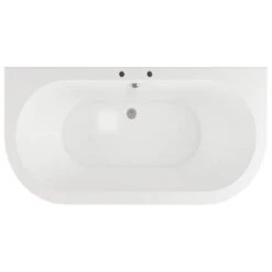 York Traditional 1700mm Back To Wall Freestanding Bath -Burlington Bath Shop york 3